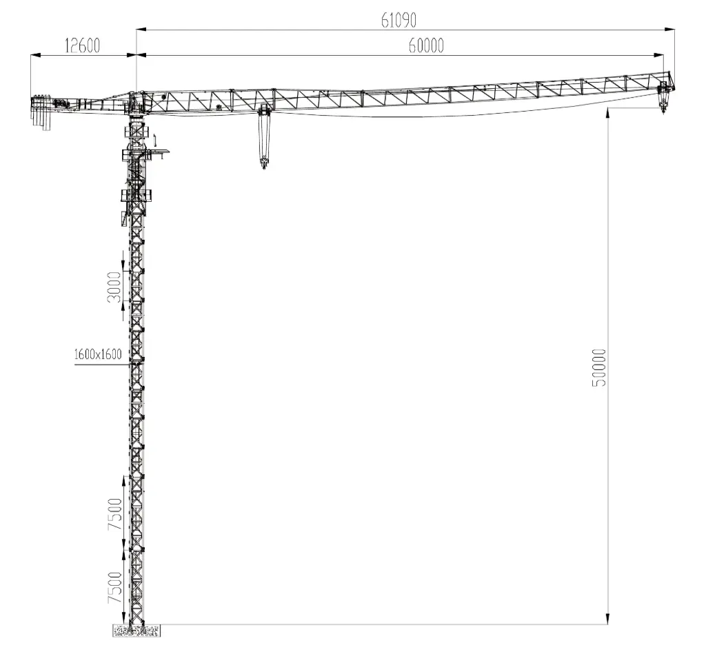 Grúa XCMG XGT6010C-6S1
